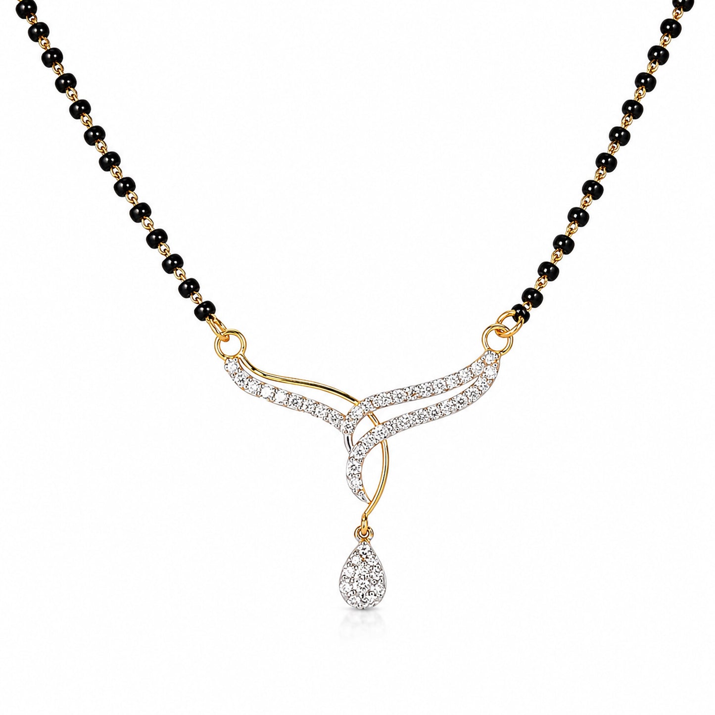 18K Lab Grown Diamond Halo Cluster Pendant Necklace