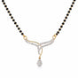 18K Lab Grown Diamond Halo Cluster Pendant Necklace