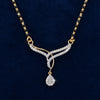 18K Lab Grown Diamond Halo Cluster Pendant Necklace