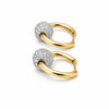 14K/18K Lab-Grown Diamond Round Drop Earrings