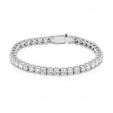 14K/18K Lab Grown Diamond Tennis Bracelet – Round Cut, 5.85ct, BIS Hallmark Gold