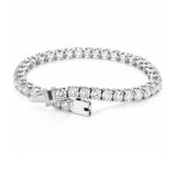 14K/18K Lab Grown Diamond Tennis Bracelet – Round Cut, 5.85ct, BIS Hallmark Gold