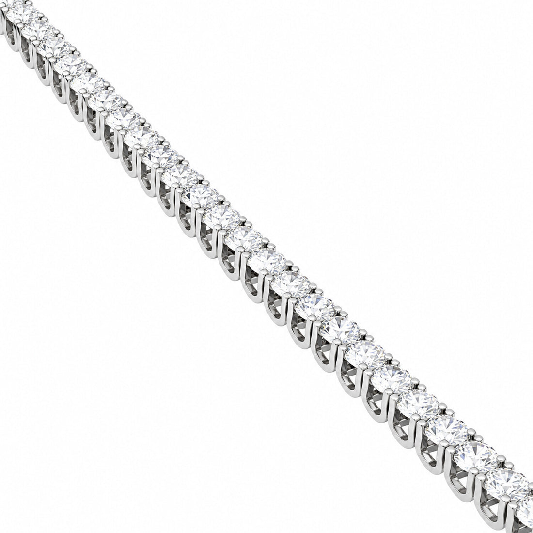 14K/18K Lab Grown Diamond Tennis Bracelet – Round Cut, 5.85ct, BIS Hallmark Gold
