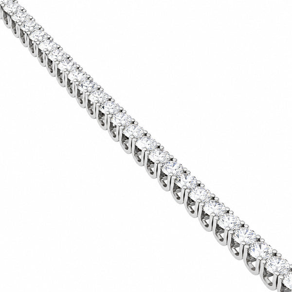 14K/18K Lab Grown Diamond Tennis Bracelet – Round Cut, 5.85ct, BIS Hallmark Gold
