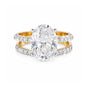 14K Lab Grown Diamond Round Pave Cluster Ring | IGI Certified