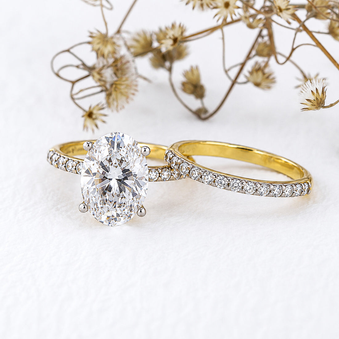 14K Lab Grown Diamond Round Pave Cluster Ring | IGI Certified