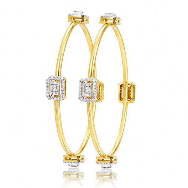14K/18K Lab Grown Diamond Tennis Bracelet – Round Cut, 1.87ct, BIS Hallmark Gold