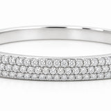 18K Lab Grown Diamond Tennis Bracelet – Round Cut, 3.26ct, BIS Hallmark Gold