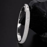 18K Lab Grown Diamond Tennis Bracelet – Round Cut, 3.26ct, BIS Hallmark Gold