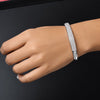18K Lab Grown Diamond Tennis Bracelet – Round Cut, 3.26ct, BIS Hallmark Gold