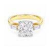 14K/18K Lab Grown Diamond Round Cut Ring for Women