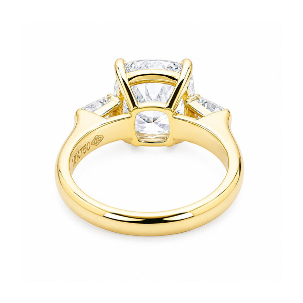 14K/18K Lab Grown Diamond Round Cut Ring for Women