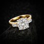 14K/18K Lab Grown Diamond Round Cut Ring for Women