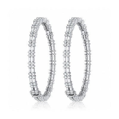 14K/18K Lab Grown Diamond Tennis Bracelet – Round Cut, 7 Ct tw, VVS/E, IGI Certified, BIS Hallmark Gold