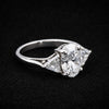 18K Lab Grown Diamond Oval Halo Ring (0.67 ct tw) - BIS Hallmarked Gold
