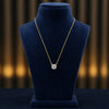 14K/18K Gold Minimalist Diamond Accent Pendant Necklace