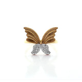 14K Lab Grown Diamond Round Pave Cluster Ring | IGI Certified