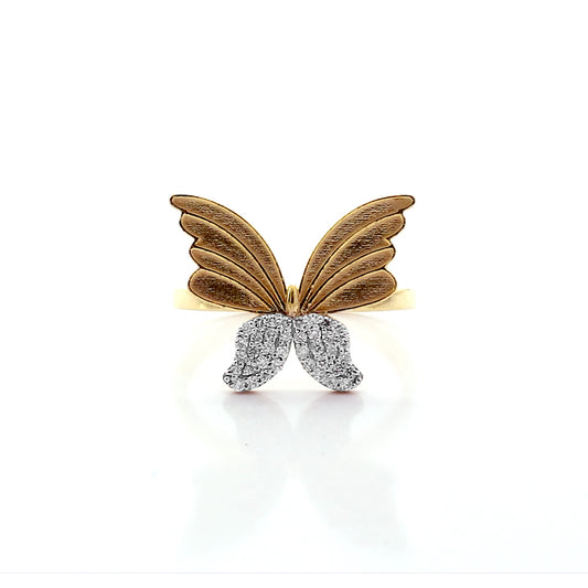 14K Lab Grown Diamond Round Pave Cluster Ring | IGI Certified