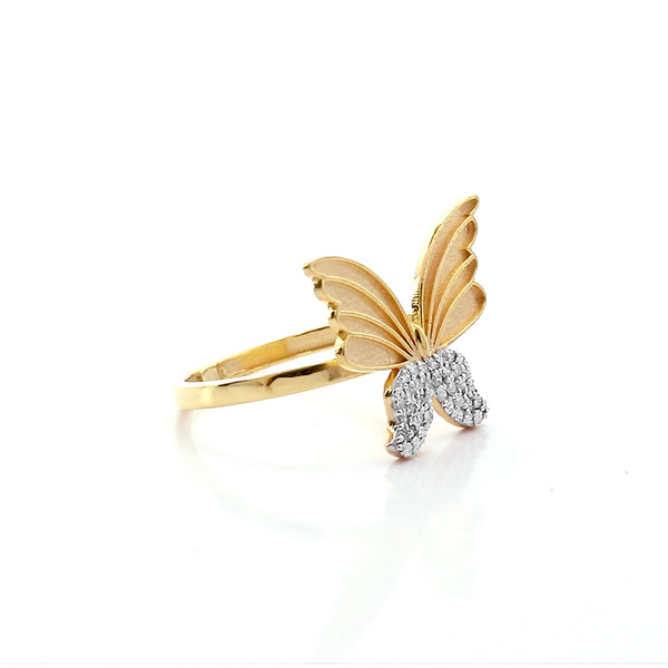14K Lab Grown Diamond Round Pave Cluster Ring | IGI Certified