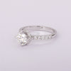 14K Lab Grown Diamond Round Petite Halo Ring | IGI Certified