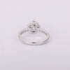 14K Lab Grown Diamond Round Petite Halo Ring | IGI Certified