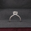 14K Lab Grown Diamond Round Petite Halo Ring | IGI Certified