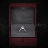 14K Lab Grown Diamond Round Petite Halo Ring | IGI Certified