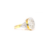 14K Lab Grown Diamond Oval Three-Stone Ring | IGI Certified