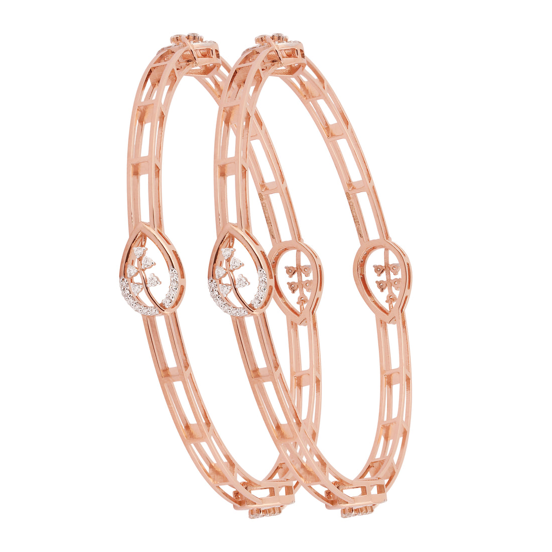 18K Lab Grown Diamond Tennis Bracelet – Round Cut, 0.88ct, BIS Hallmark Gold