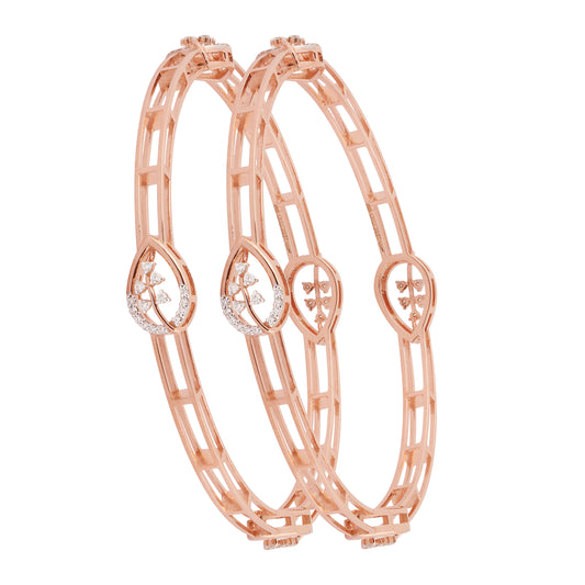 18K Lab Grown Diamond Tennis Bracelet – Round Cut, 0.88ct, BIS Hallmark Gold