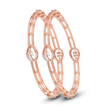 18K Lab Grown Diamond Tennis Bracelet – Round Cut, 0.88ct, BIS Hallmark Gold