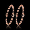 18K Lab Grown Diamond Tennis Bracelet – Round Cut, 0.88ct, BIS Hallmark Gold