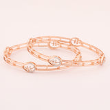 18K Lab Grown Diamond Tennis Bracelet – Round Cut, 0.88ct, BIS Hallmark Gold