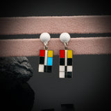 18K Lab-Created Black Onyx Fancy Drop Earrings