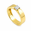 18K Solid Gold Plain Band Ring - Minimalist Stackable, BIS Hallmarked