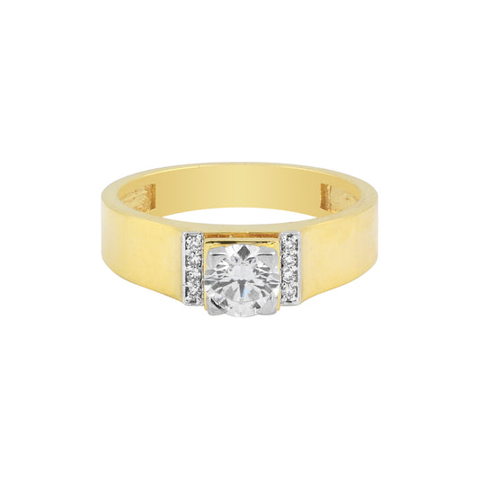 14K/18K Lab Grown Diamond Round Cut Ring for Women