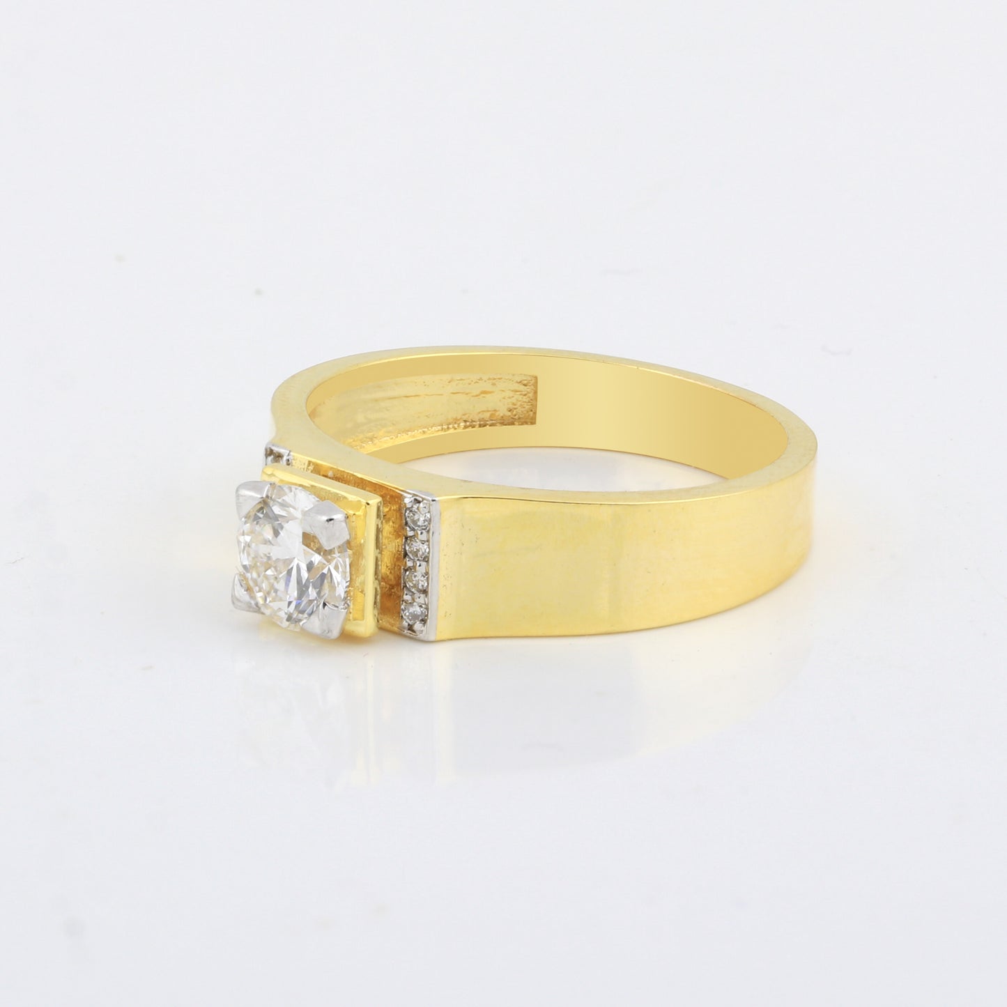 14K/18K Lab Grown Diamond Round Cut Ring for Women