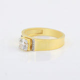 14K/18K Lab Grown Diamond Round Cut Ring for Women
