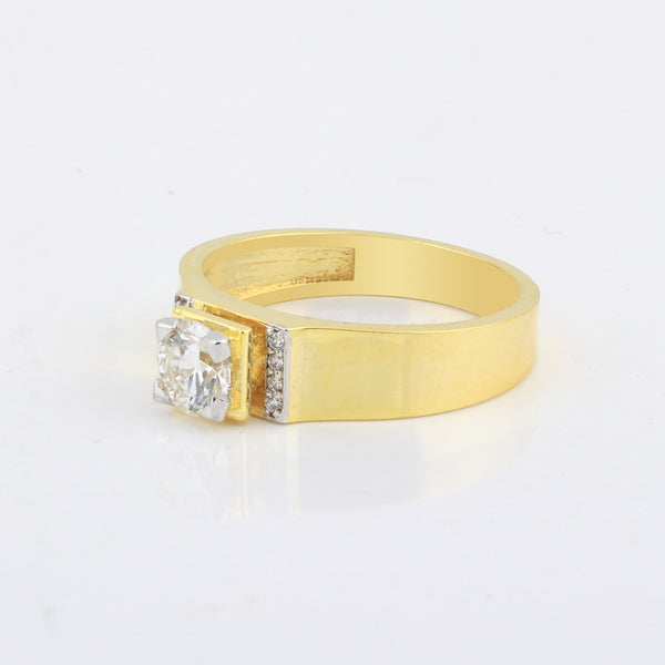 14K/18K Lab Grown Diamond Round Cut Ring for Women