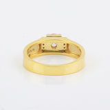 14K/18K Lab Grown Diamond Round Cut Ring for Women