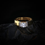 14K/18K Lab Grown Diamond Round Cut Ring for Women