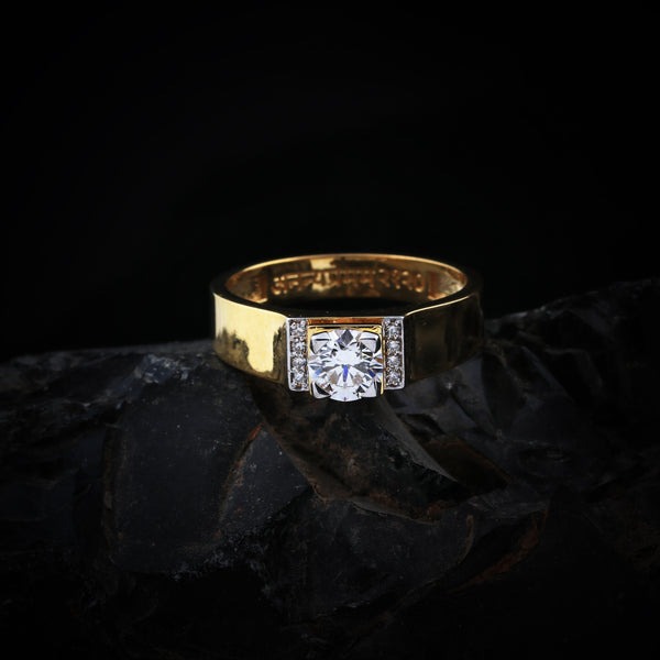 14K/18K Lab Grown Diamond Round Cut Ring for Women