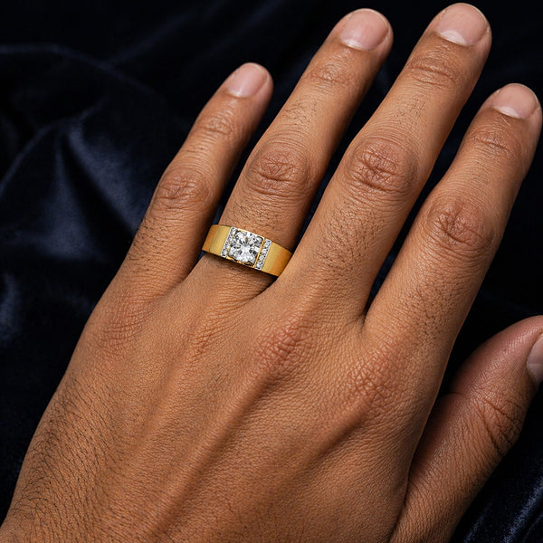 14K/18K Lab Grown Diamond Round Cut Ring for Women