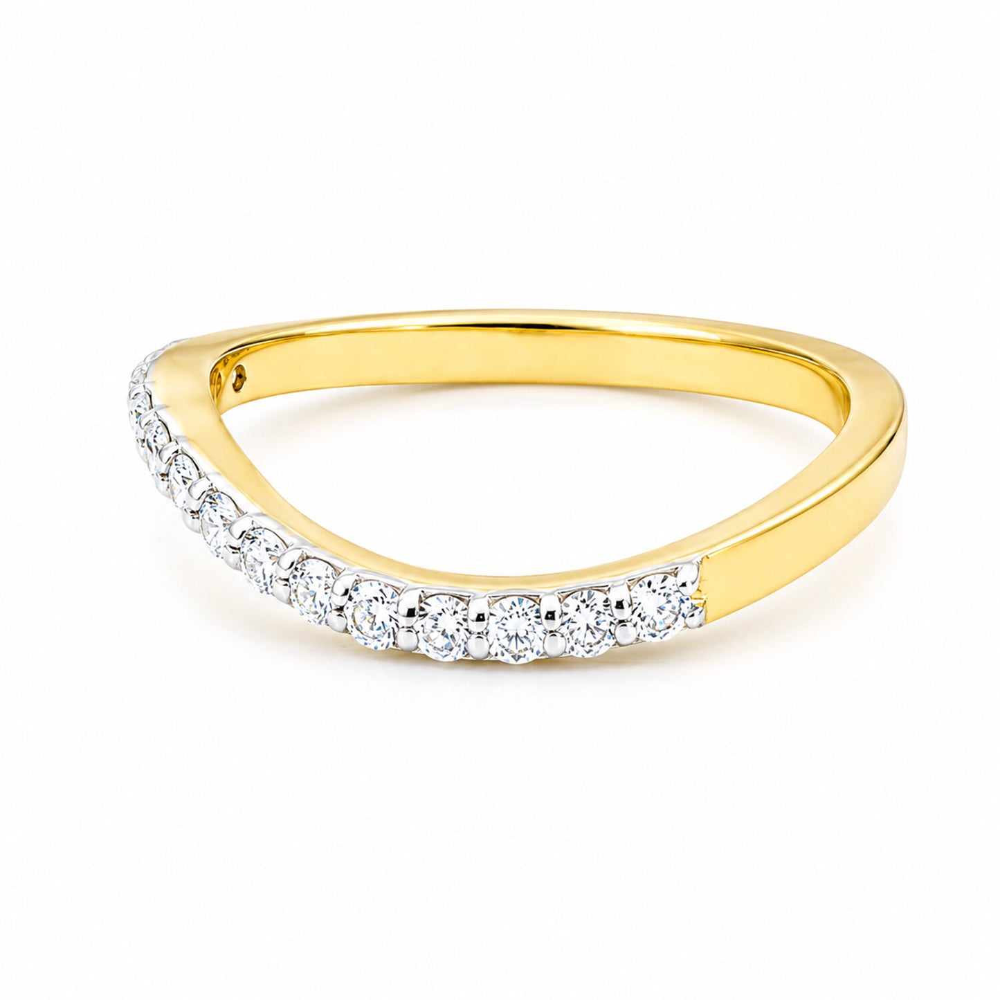 18K Lab Grown Diamond Round Halo Ring (0.18 ct tw) - BIS Hallmarked Gold