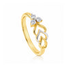 14K/18K Lab Grown Diamond Round Halo Ring (0.18 ct tw) - BIS Hallmarked Gold