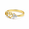 14K/18K Lab Grown Diamond Round Halo Ring (0.18 ct tw) - BIS Hallmarked Gold