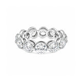 18K Lab Grown Diamond Round Halo Ring (3.12 ct tw) - BIS Hallmarked Gold