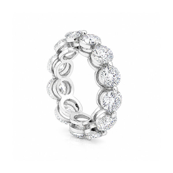 18K Lab Grown Diamond Round Halo Ring (3.12 ct tw) - BIS Hallmarked Gold
