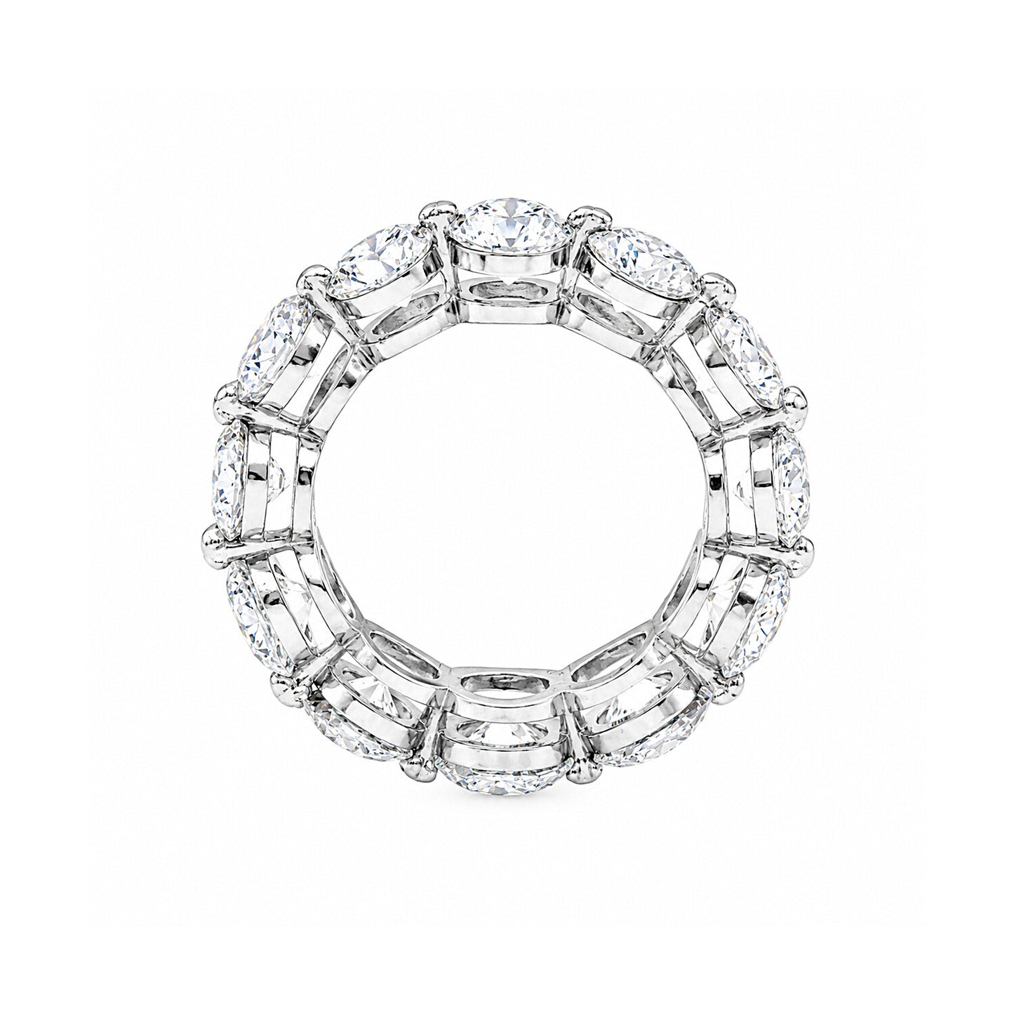 18K Lab Grown Diamond Round Halo Ring (3.12 ct tw) - BIS Hallmarked Gold