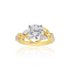 14K/18K Lab Grown Diamond Round Halo Ring (0.19 ct tw) - BIS Hallmarked Gold